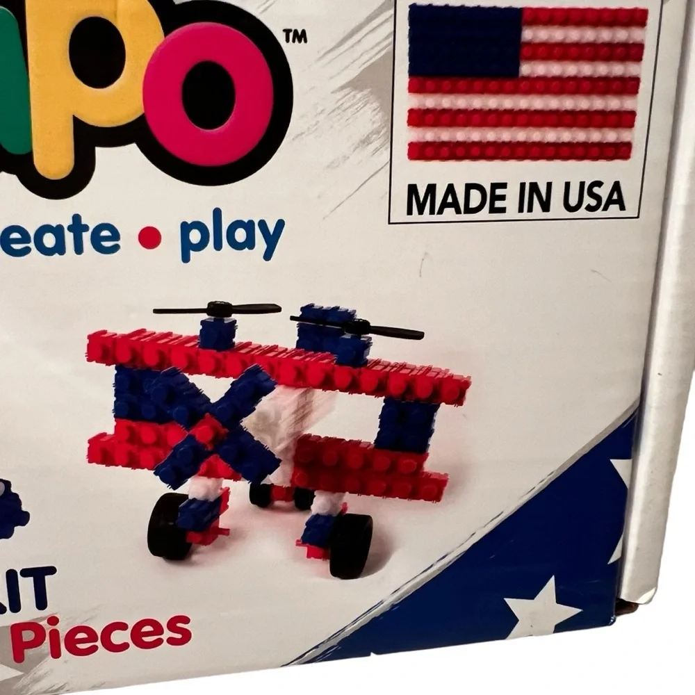 Snapo  Americana Kit Building Block 150 pieces Ages 7+ NWOT